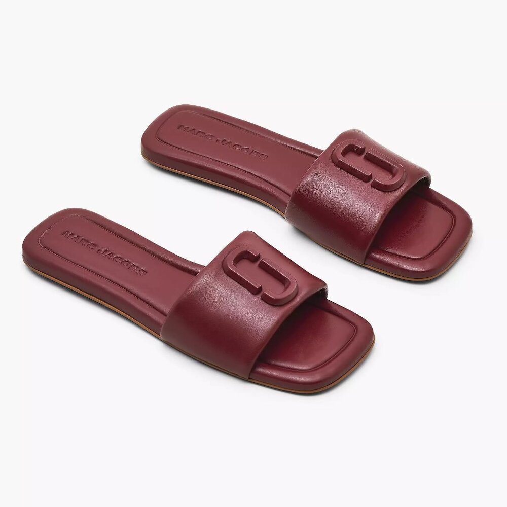 NWT The J Marc Leather Sandal - Cherry